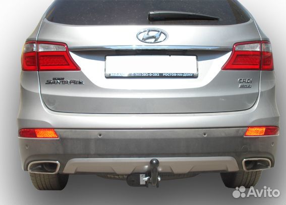 Фаркоп Hyundai Santa Fe 2012-18 (Дизель) +электр