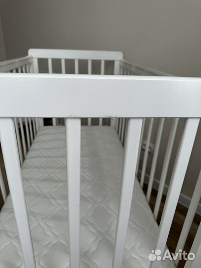 Кроватка для новорожденных приставная