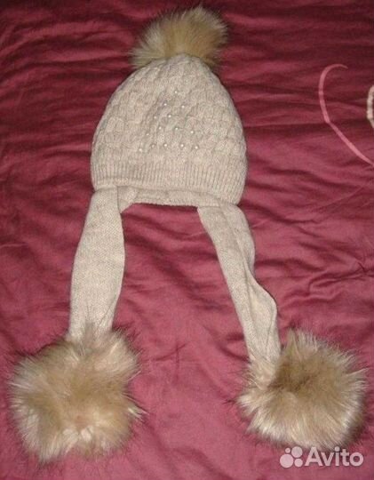 Зимняя шапка для девочки