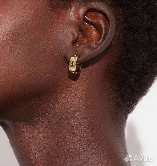 Серьги coach оригинал