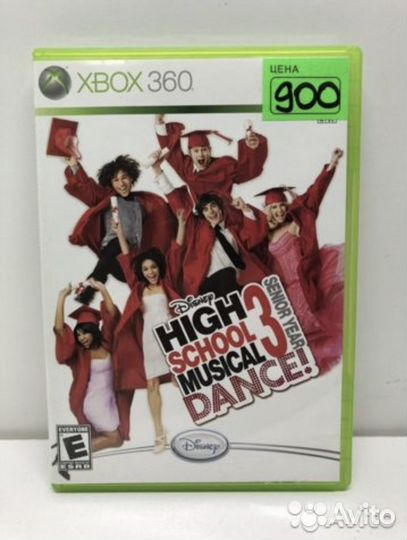 Диск High school musical 3 для Xbox 360