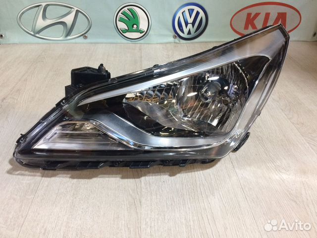 Фара левая Солярис 15-17г рестайлинг