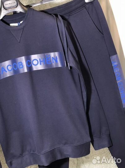 Jacob Cohen спортивный костюм с логотипом синий