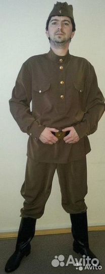Костюм военный напрокат для взрослого размер 48-50