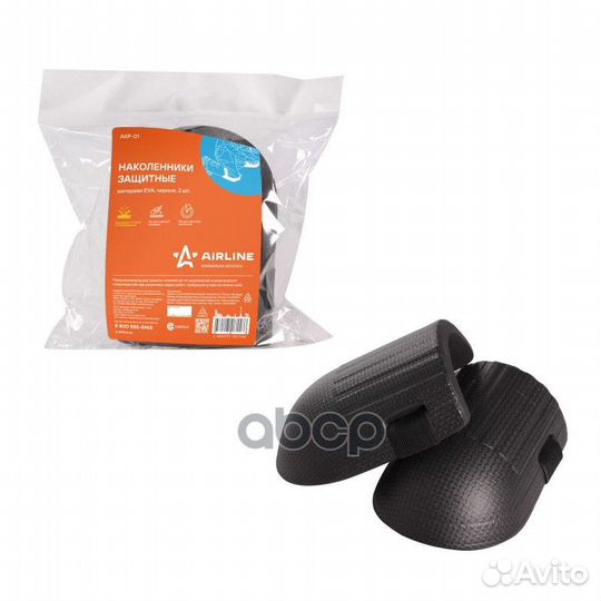 Наколенники защитные, 2 шт., материал EVA, черн