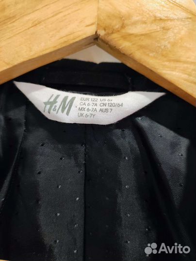 Школьный пиджак, для мальчика 122см