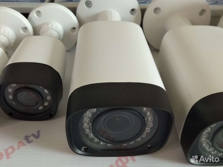 Комплект видеонаблюдения 24 Камеры IP/CVI/mic IP66