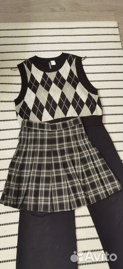 Юбка, Жилет, кюлоты для девочки