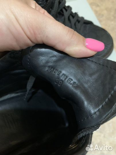 Ботинки женские 39 размер черные