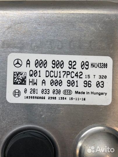 Блок управления AdBlue Mercedes-Benz Glc X253