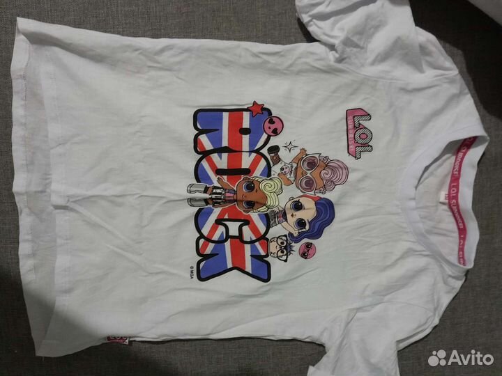 Футболка детская для девочки на рост 134см