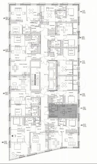 Квартира-студия, 28 м², 13/27 эт.