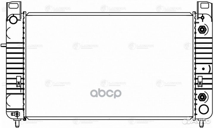 Радиатор системы охлаждения для а/м Chevrolet