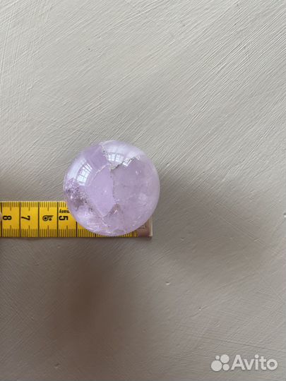 Шар из аметиста и карца диаметр 4 си