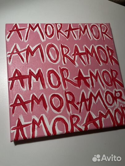 Картина акрилом на холсте