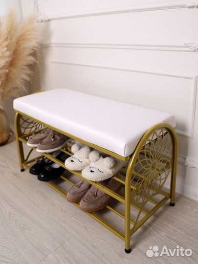 Обувница в прихожую с сиденьем