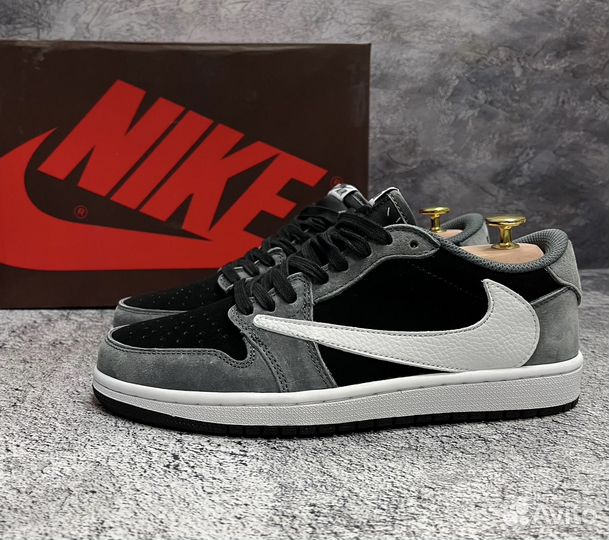 Кроссовки nike air jordan 1 low travis scott