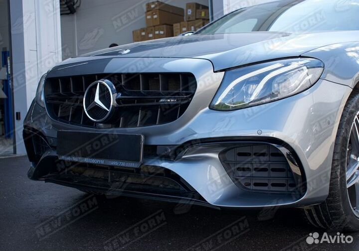Бампер передний 63 S AMG Mercedes E class 213