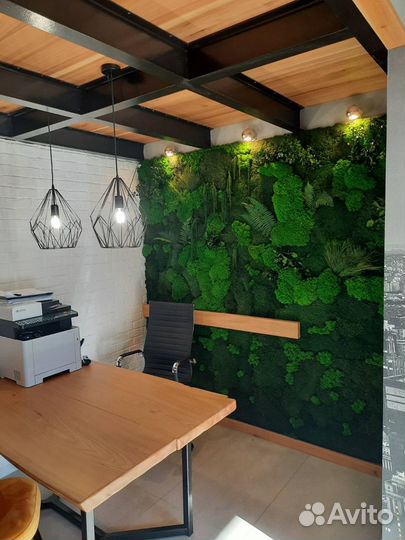 Панно из мха