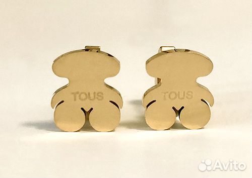 Серьги Tous мишки Bear Тоус