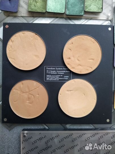 Inglot скульптор,пудра, пигменты, тени