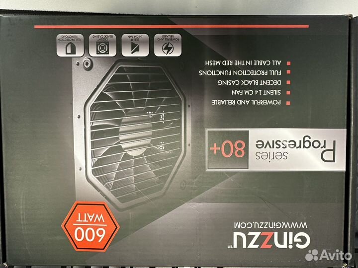 Блок питания для пк 600W 80+ защита