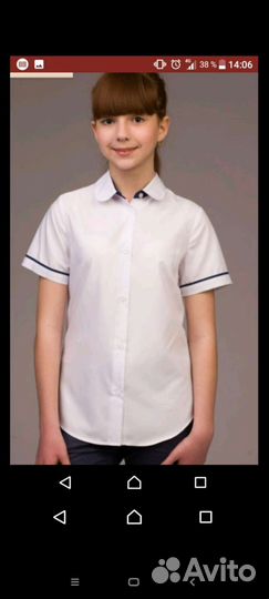 Рубашка для девочки 152 158