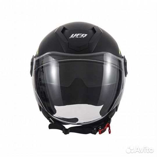 UFO Urban Spirit open face helmet Black / neon yellow