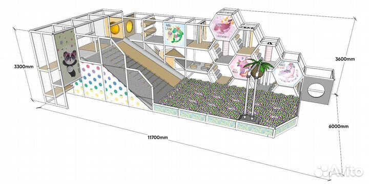 Детский игровой лабиринт