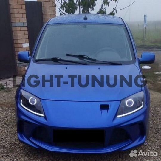 Фары Гранта с би-линзами и бегающим поворотником