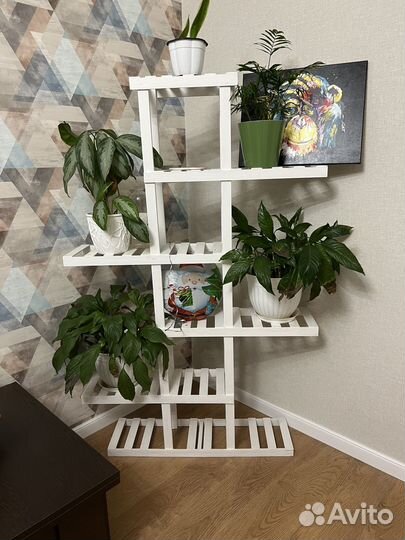 Полка стеллаж подставка для цветов