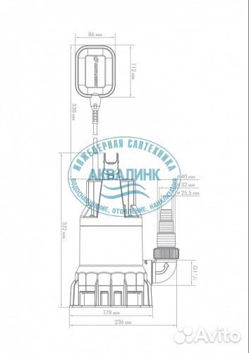 Насос Джилекс Фекальник 230/8 5401