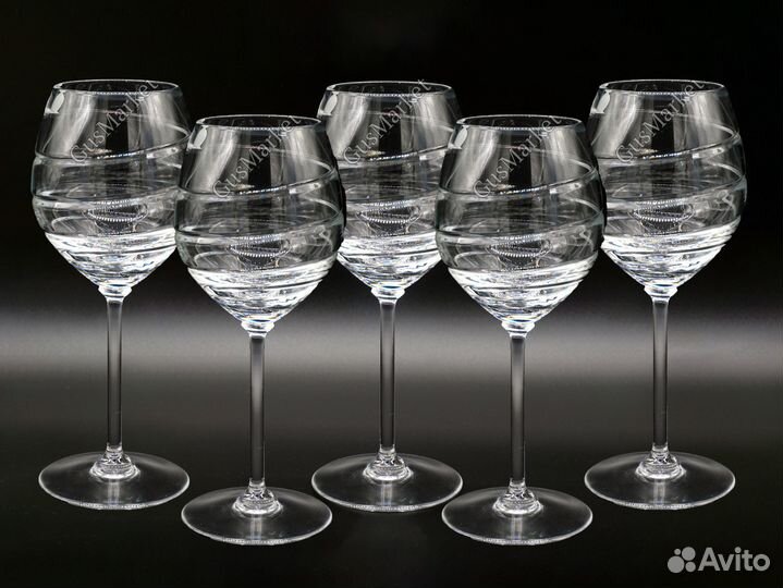 Фужеры хрустальные 6 шт набор
