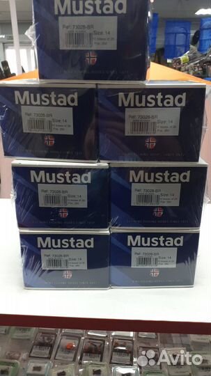 Крючки mustad тройники и двойники