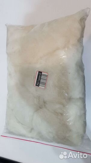 Шерсть собачья, белая