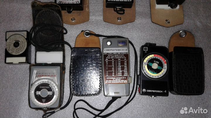 Фотоэкспонометры, фотовспышки, переход.ссср