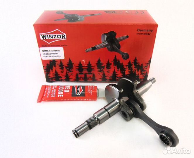 Коленвал stihl ms 171, 181, 211 Winzor