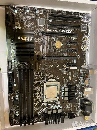 Комплект B150M-A/M2+i5 6500 материнка + процессор
