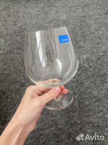 Новый набор бокалов для коньяка 650 мл Ocean 2 шт