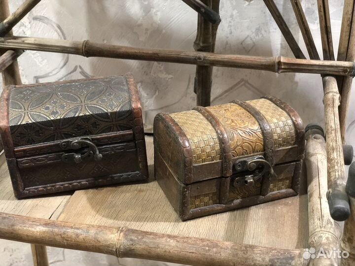 Шкатулка- сундучок 2 шт