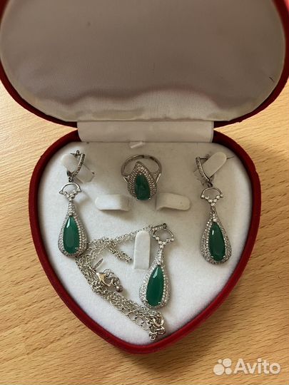 Серебряный комплект