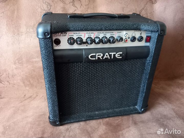 Комбик процессорный для электрогитары Crate GTX15