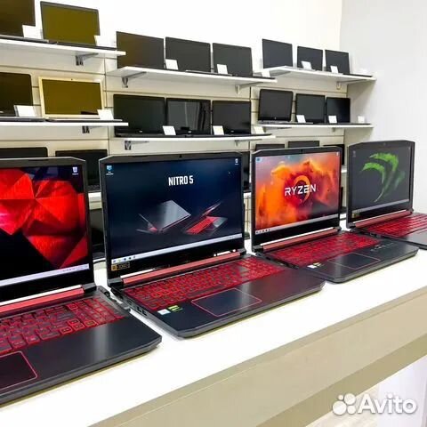 Игровые ноутбуки Radeon GTX RTX i5 i7 + SSD