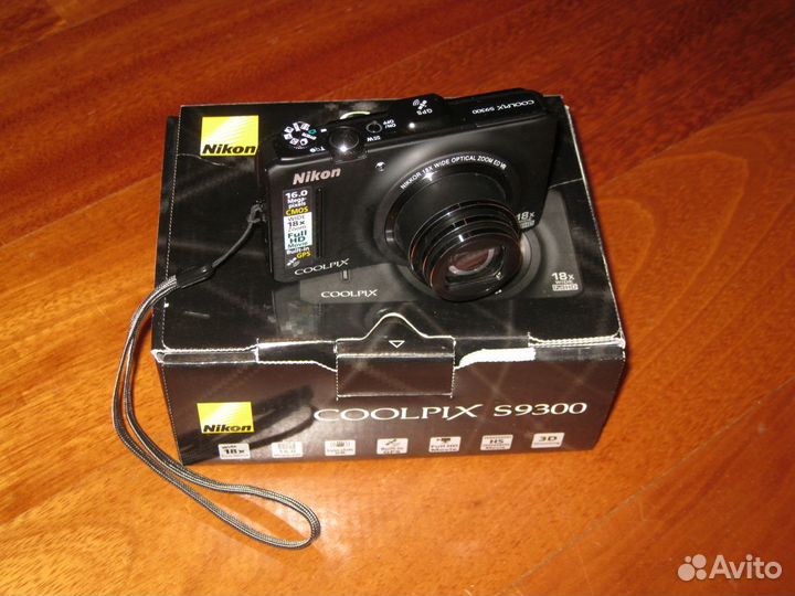 Nikon Coolpix S9300 черный