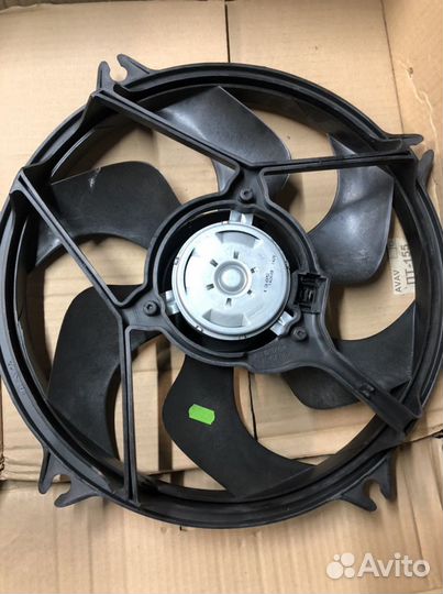 Вентилятор радиатора новый в сборе Peugeot/Citroen