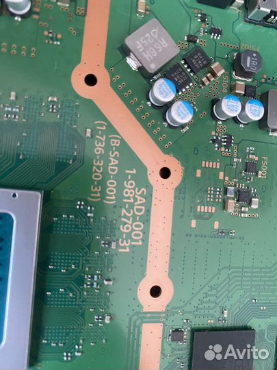 Материнская плата ps4 slim sad-001 рабочая