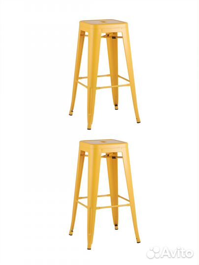 Стул барный tolix желтый глянцевый 2 шт