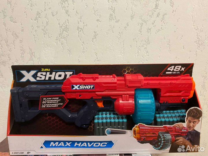 X-Shot: Excel.Бластер Max Havoc с 48 стрелами