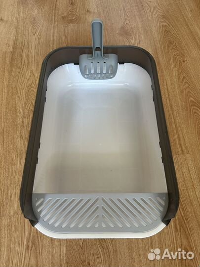 Лоток для кошек с бортиками