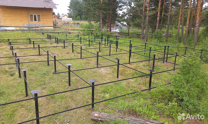 Сваи винтовые доставка, установка